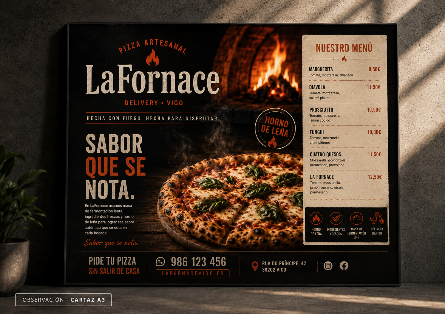 Flyer A3 - Menú y promociones